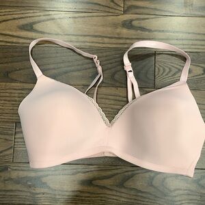 Aerie real happy wireless bra Pink size 36D